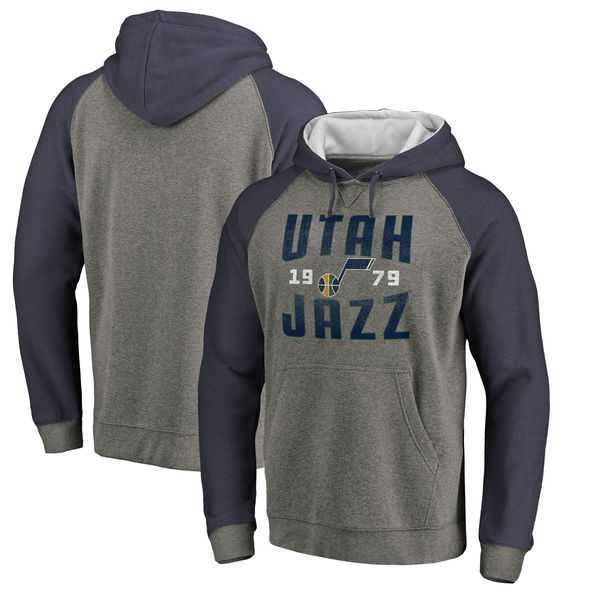Utah Jazz Fanatics Branded Ash Antique Stack Tri Blend Raglan Pullover Hoodie Fyun,We sell and wholesale Utah Jazz Fanatics Branded Ash Antique Stack Tri Blend Raglan Pullover Hoodie Fyun on line form chian!